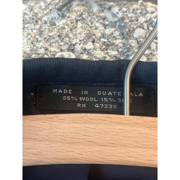 Bob & Taylor Mens Navy Blazer Jacket 42R 85% Wool Classic Fit Single Breasted 3- - Picture 3 of 9